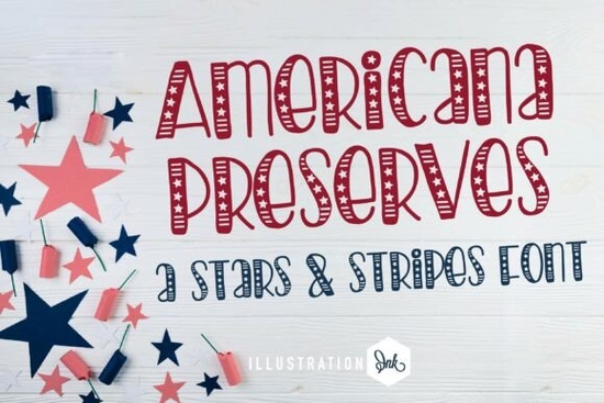 Americana Preserves Font